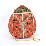 LADYBUG embellished clutch