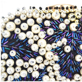 MILKY WAY beaded evening purse