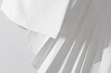 Patchwork pleated vest in colors