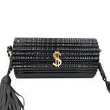 LADY BOSS crossbody clutch