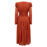 Dayanara Pleated Asymmetric Maxi Dress