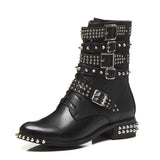CREDO biker studded boots