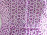 HARLOW Eyelet Lilac Midi Dress