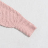 Turtleneck bow knot cozy pullover