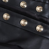 Single-breasted black jacket