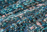 O-Neck short tweed jacket
