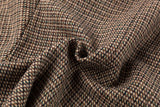 Asymmetric plaid skirt