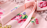 PINKY Bloom Bowknot Lace Midi Dress