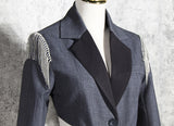 RUN THE WORLD lapel dress