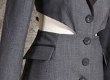 RUN THE WORLD lapel dress