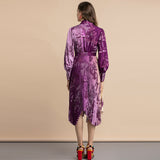 Clementine pleated floral dress