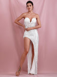 AMARANTH Tassel Sequins Maxi Dress