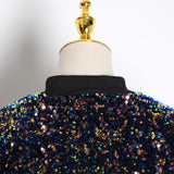 GALAXY sequinned short jacket