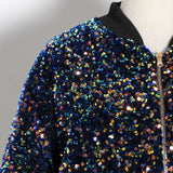 GALAXY sequinned short jacket