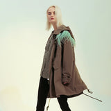 Hooded feathered duster