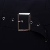 Peplum high-waist belt