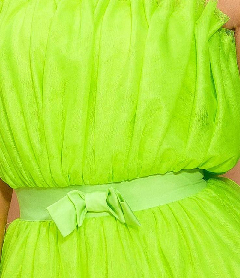 LEGACY trail dress in lime green