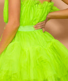LEGACY trail dress in lime green