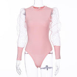 EMMA Mesh Puff Sleeve Bodysuit