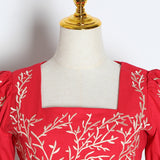 MARITZA embroidered boho dress