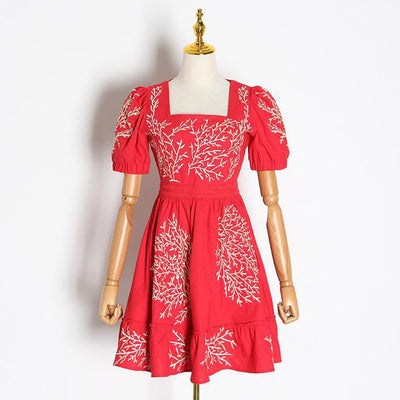 MARITZA embroidered boho dress