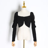 Irregular leopard crop top