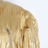 Ruched short jacket in colors