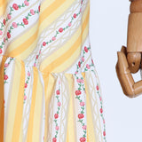 BRIAR  V Neck Lantern Sleeve Dress