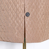 Quilted cloak in olive green