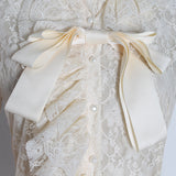 DASHA ruffled lace blouse in colors