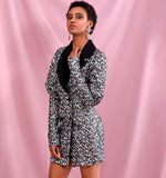 CHEYENNE animal print blazer dress