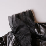 DOLANO flare-sleeve short jacket