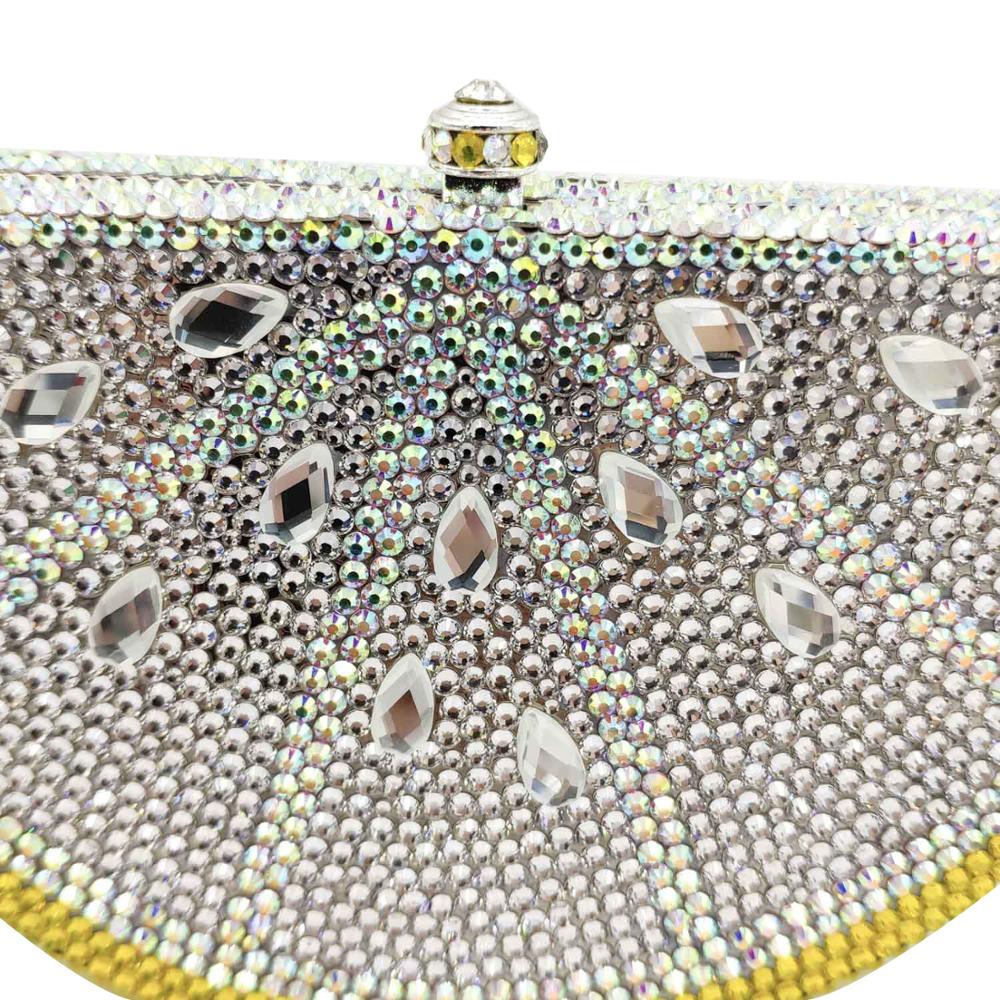 LEMON CHIPS embellished evening purse