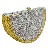 LEMON CHIPS embellished evening purse