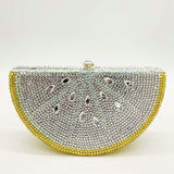 LEMON CHIPS embellished evening purse