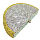 LEMON CHIPS embellished evening purse