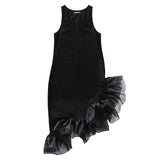 Organza stitch holiday dress