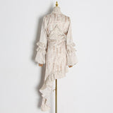 GEORGIA Vintage Lantern Mini Dress