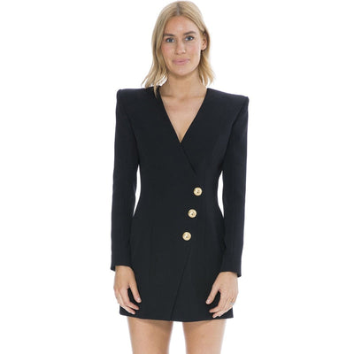 FAITH V-Neck Slim Fitting Mini Dress