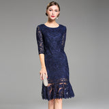 CLEO Elegant Lace Dress in colors