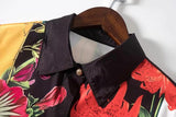 THEA Belted Floral Print Dress
