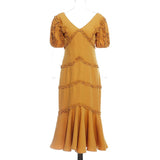 MATILDA Ruffle High Waist Ruffled Mermaid Dress