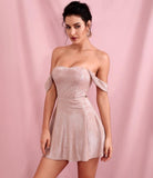 PEGGY off-shoulder barbie dress