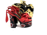 MILAGRO chunky heel party sandals