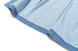 Bowknot short-sleeve denim dress