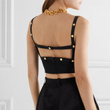 Studded party bralette