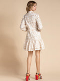 AURELIA eyelet lace mini dress