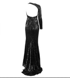 MARISHKA High-Slit Evening Gown