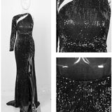 MARISHKA High-Slit Evening Gown