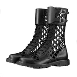 Summer hollow-out ankle boots